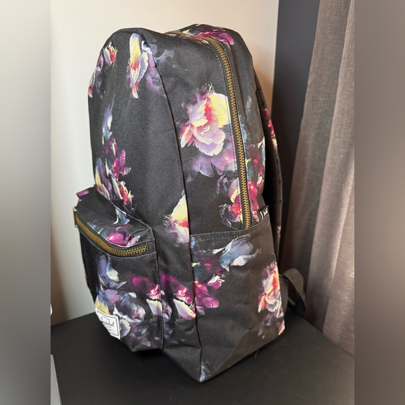 EUC Hershel Supply Co. Gothic Floral Canvas Backpack 20L - Picture 1 of 10